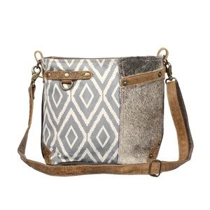 MYRA WASHED-OUT SIDE POCKET SHOULDER BAG -NWT